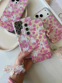 قاب پیشی کیوت صورتی شیائومی(بدون آویز)